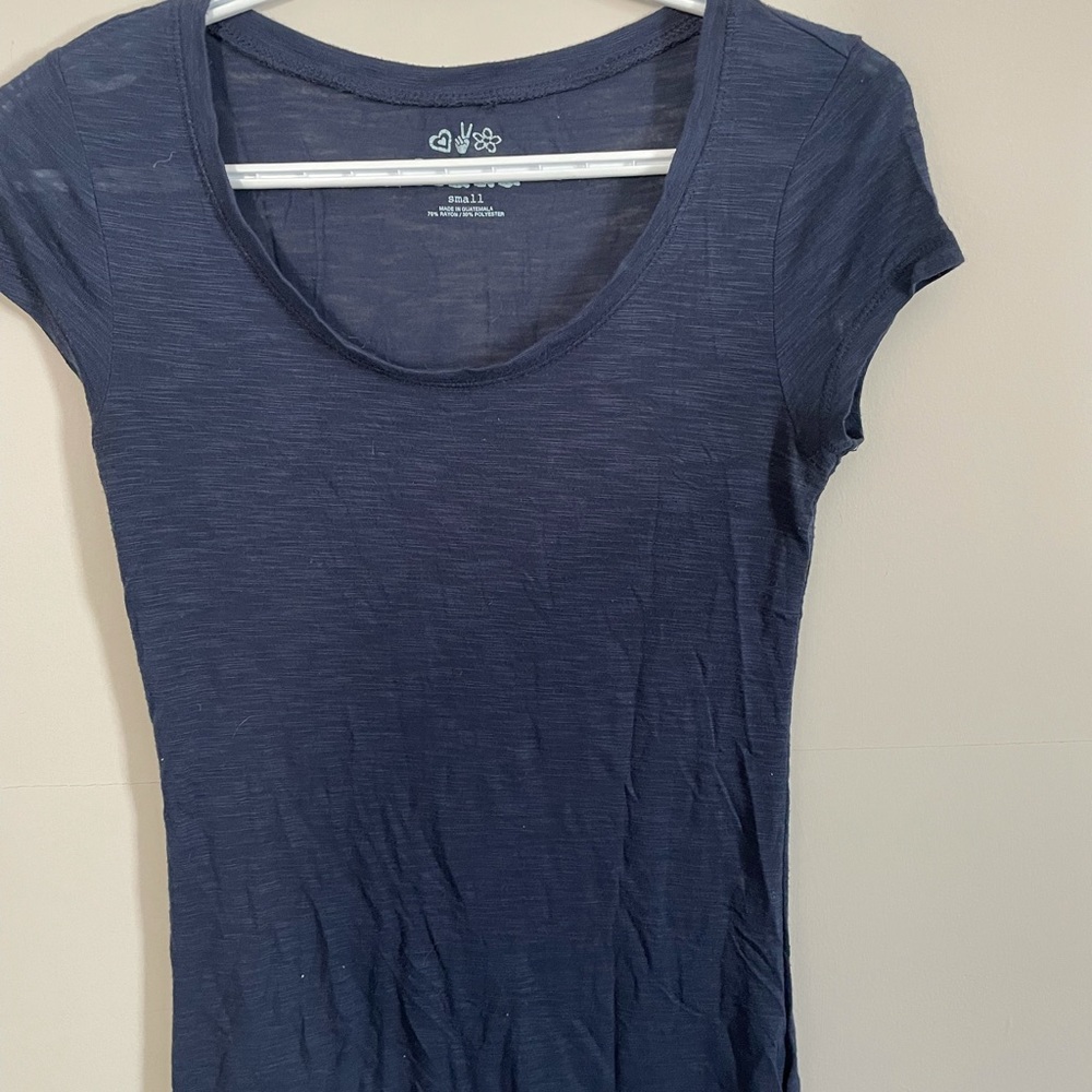 Mudd blue shirt